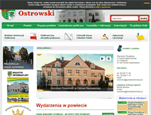 Tablet Screenshot of powiatostrowmaz.pl